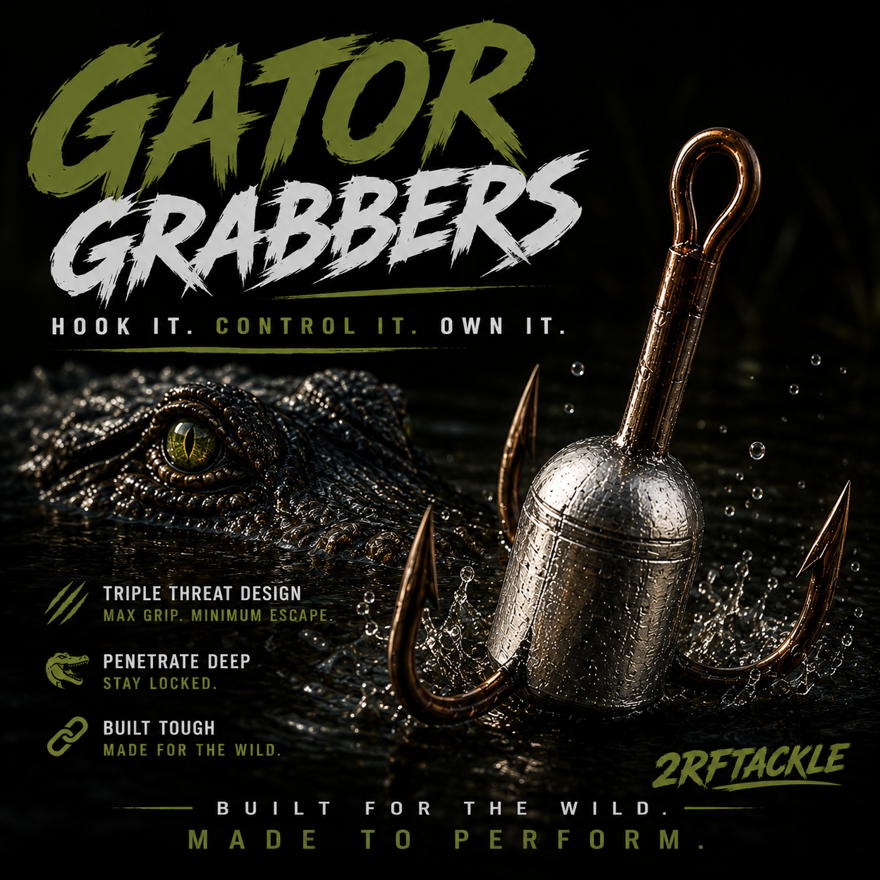 Gator Grabber Treble Hooks